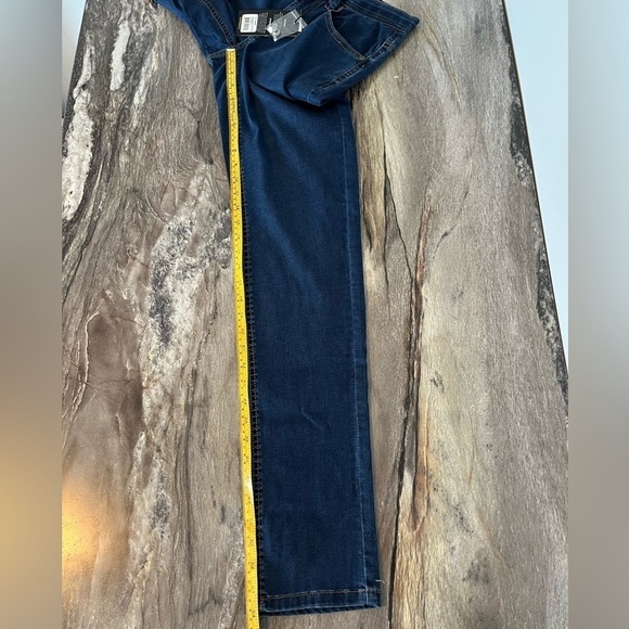 Lois Peter 28/34 Slim 1660 Mid-low Waist Tapered Leg Jeans Denim Blue - Picture 14 of 16